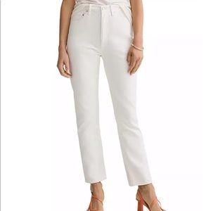 Agolde Riley Crop in Tissue size 24